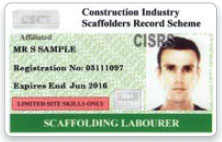 CISRS Scaffolder Jobs